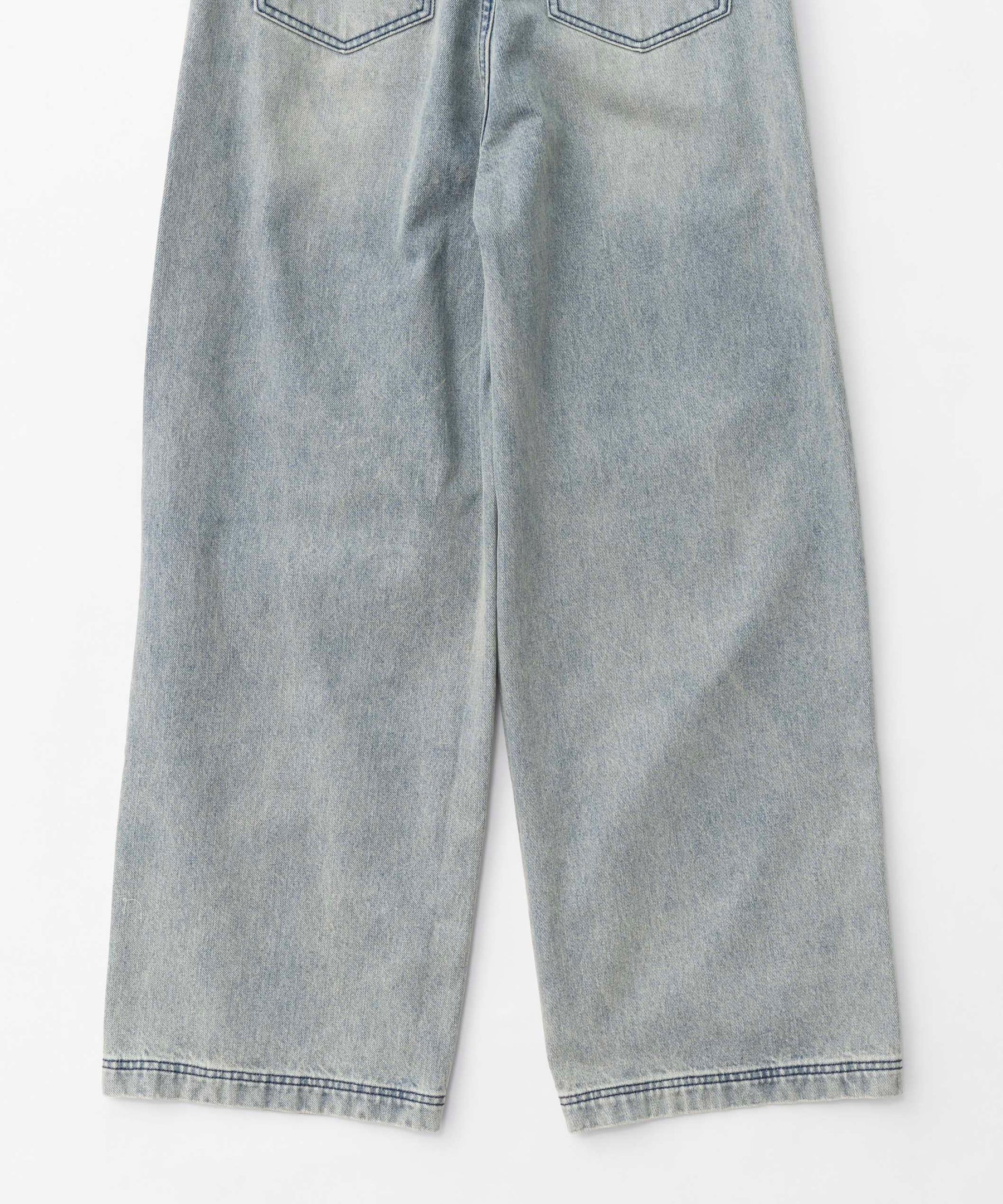 Tulle Layer Denim Pants