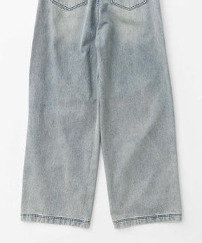 Tulle Layer Denim Pants