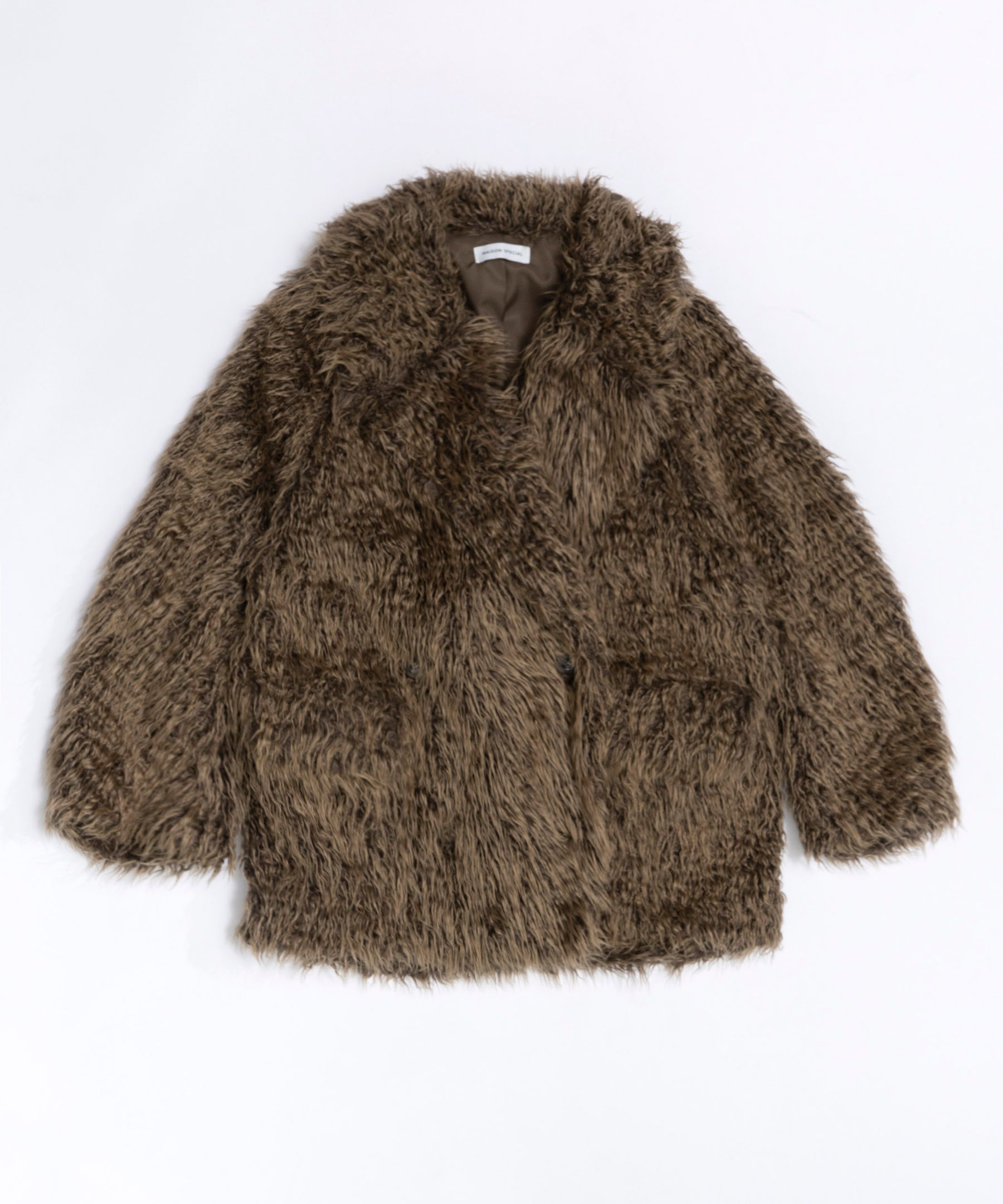 【SALE】Mix Fur Short Coat