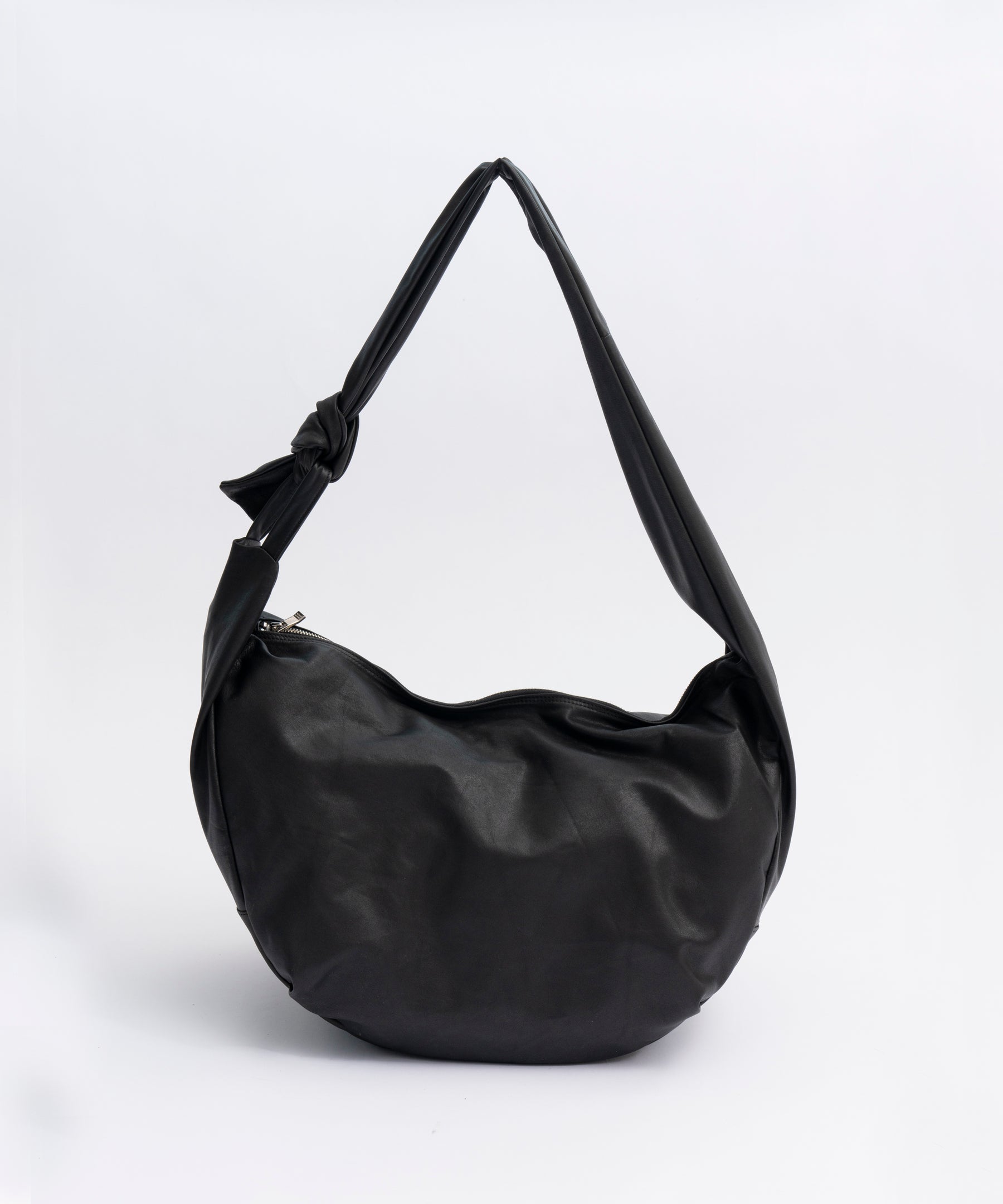 Leather Shoulder “BANANA” Bag