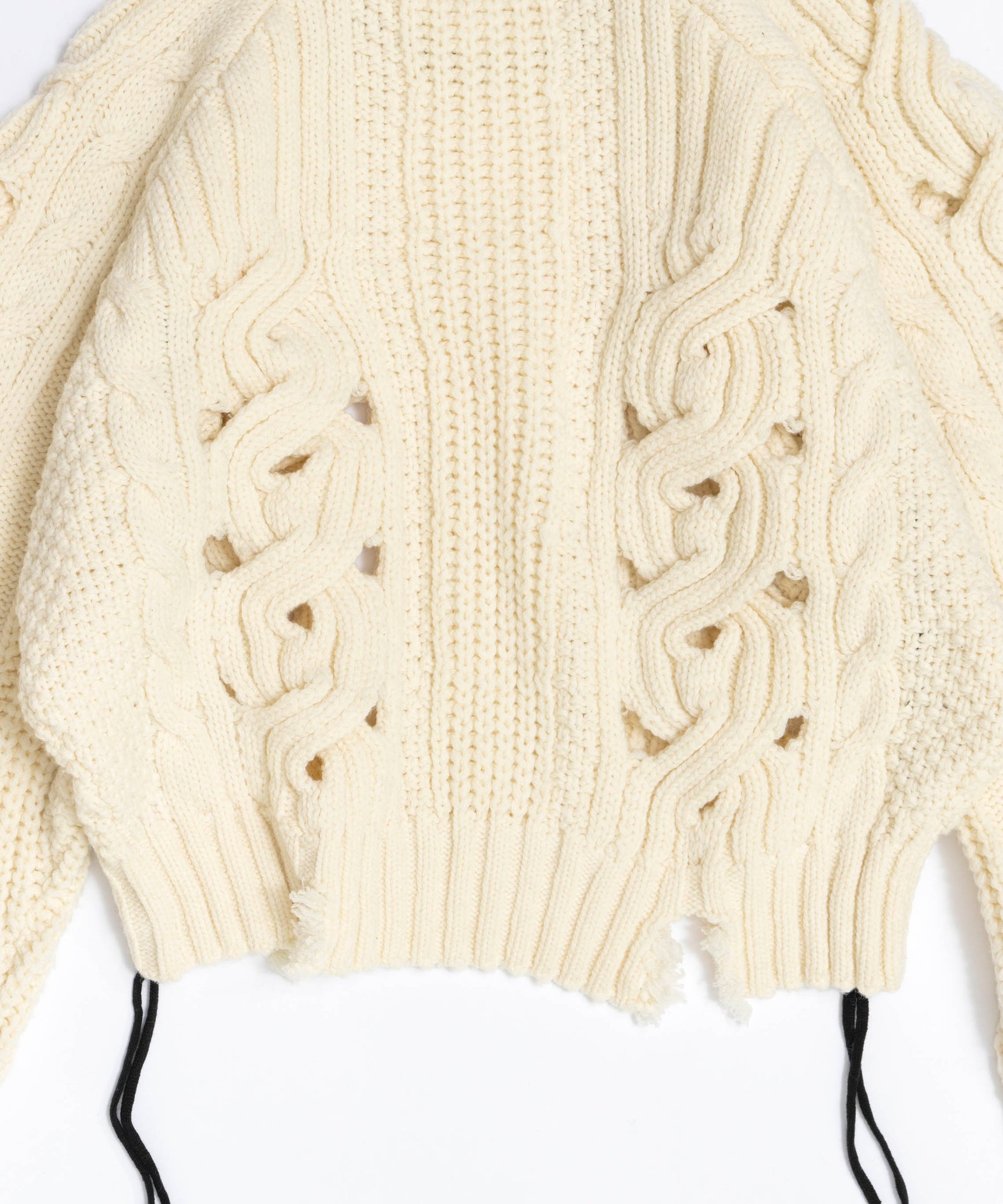 Hand Stitch Popcorn Cable Knit