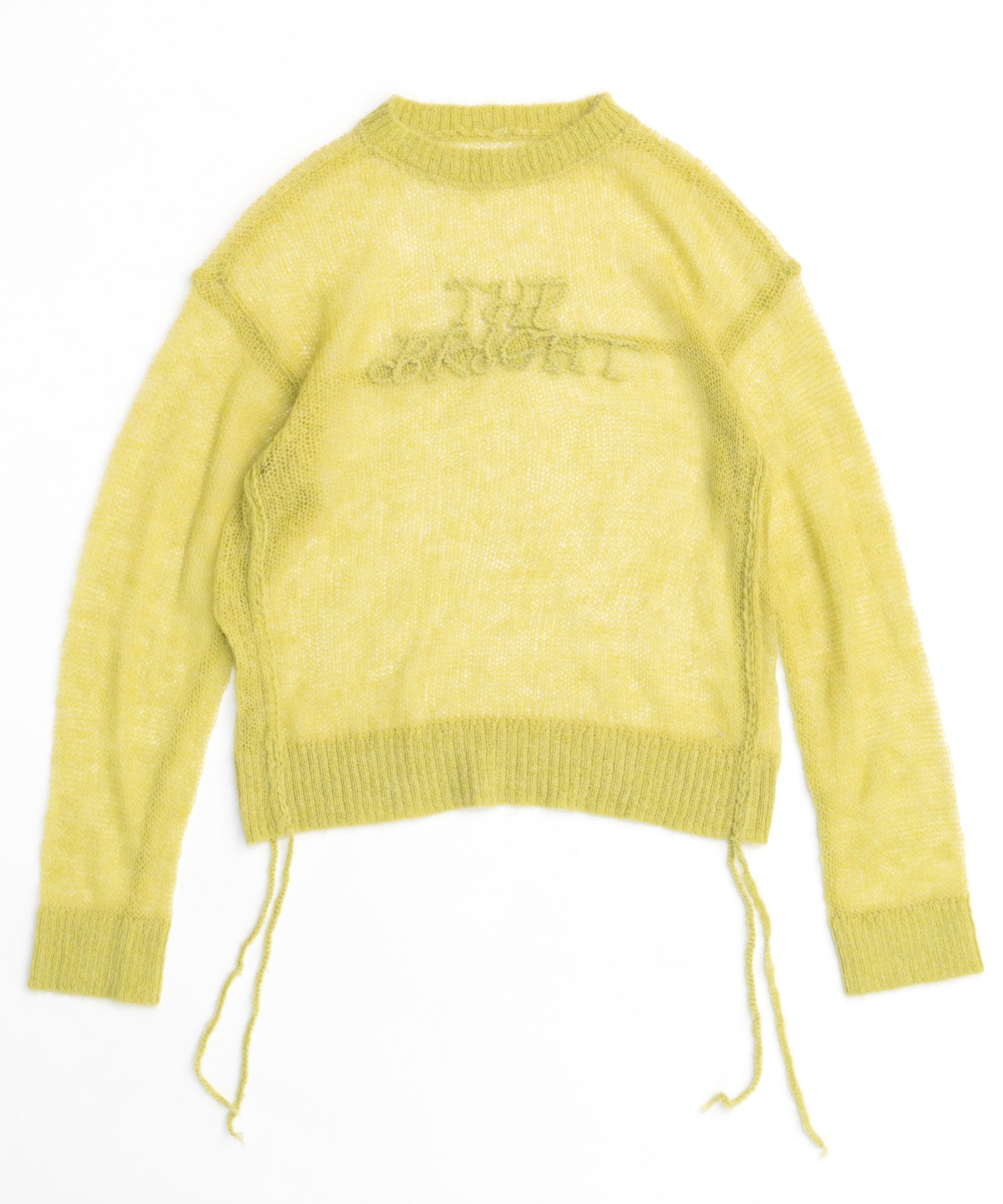 Bright Logo Sheer Knitwear