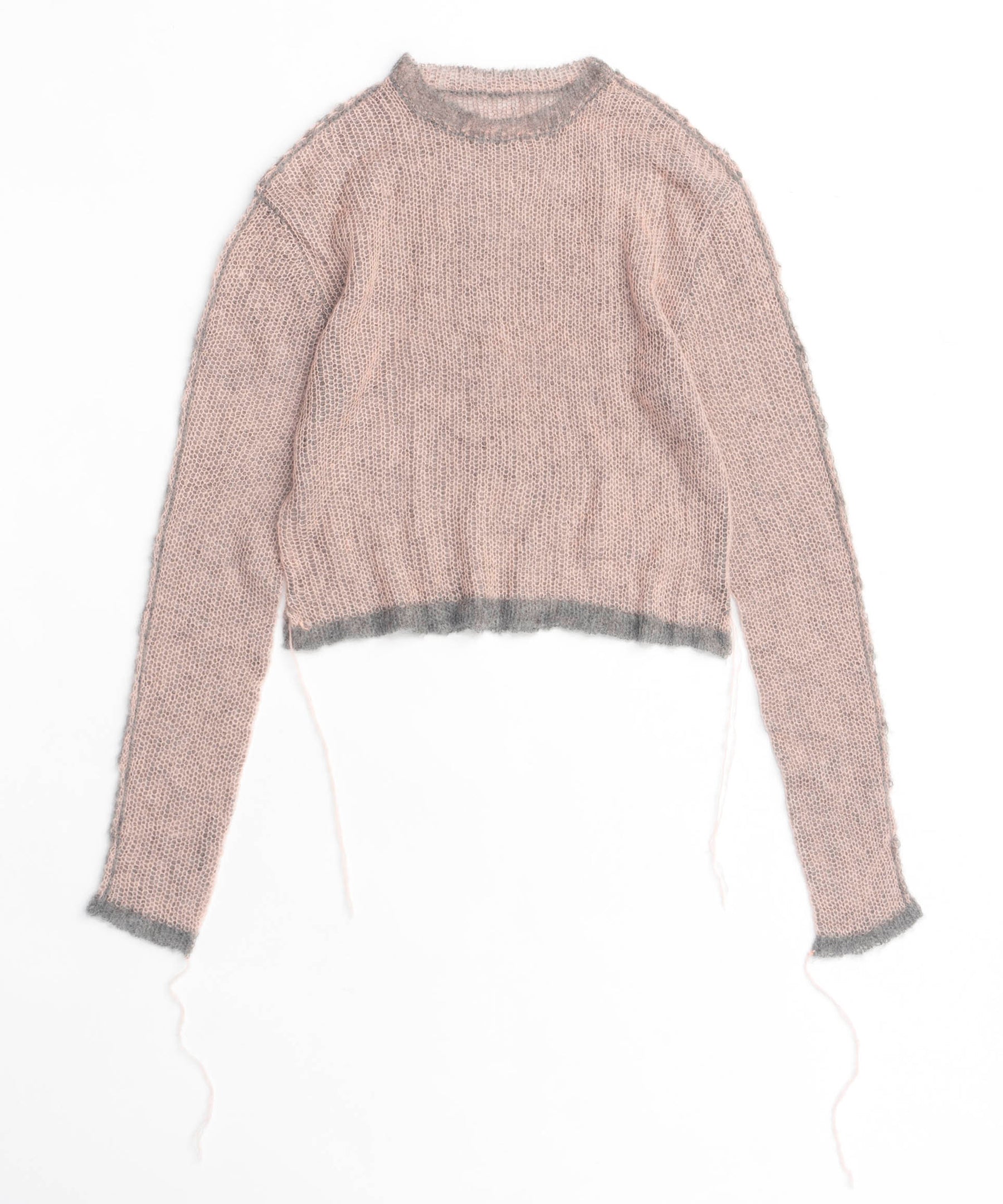 Reversible Mohair Knit Pullover