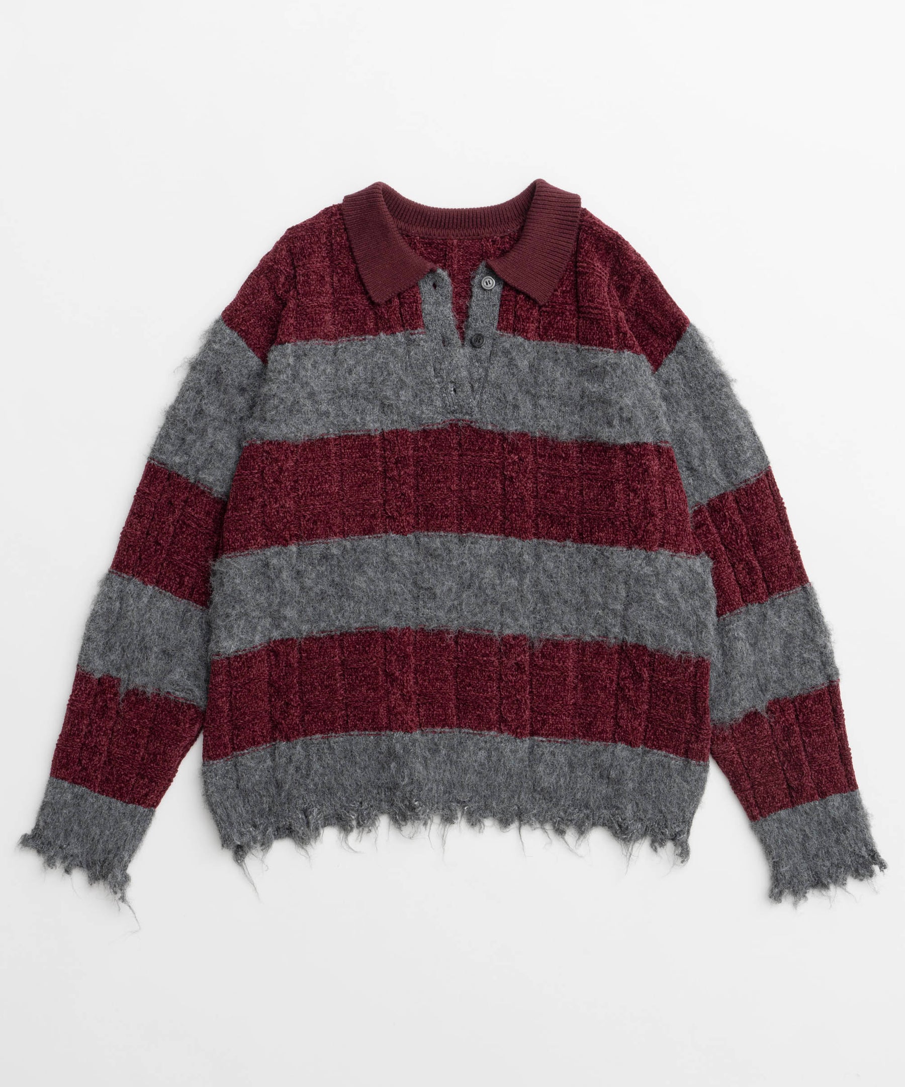 Cable Knitting Border Rugger Knit Tops