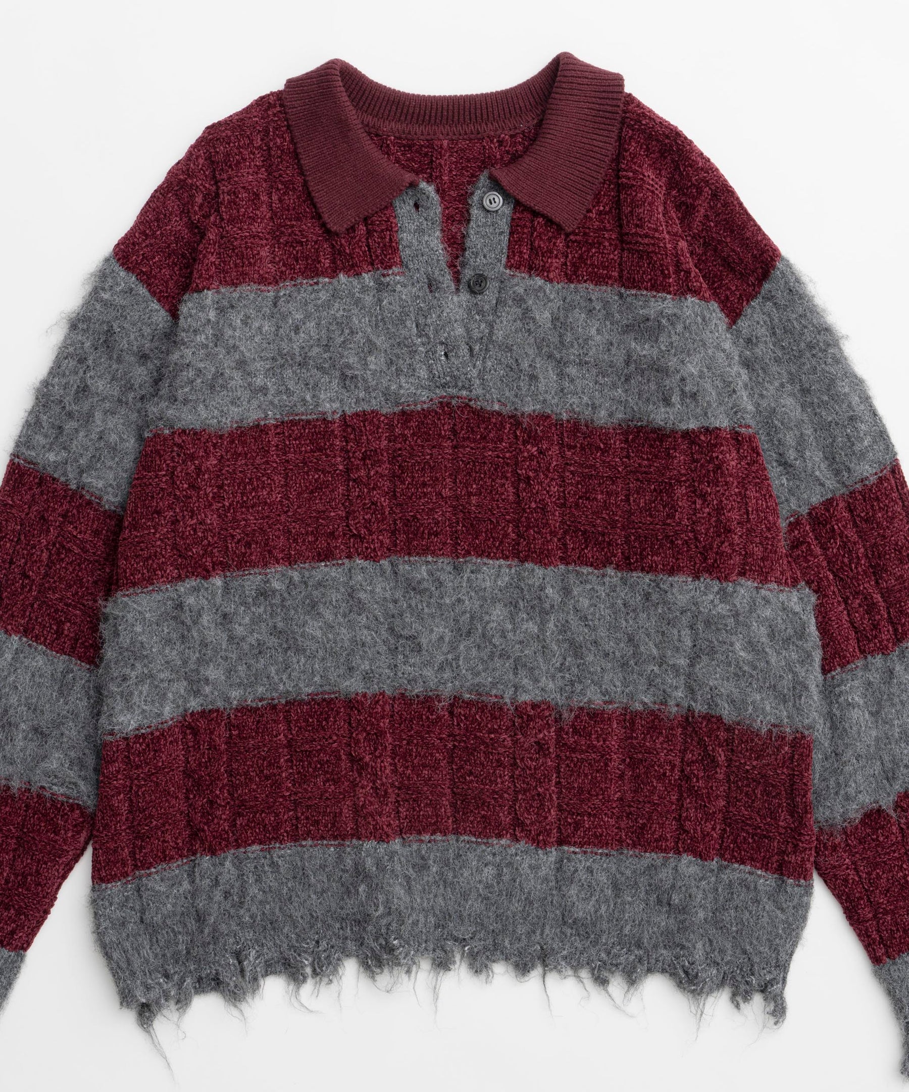 Cable Knitting Border Rugger Knit Tops