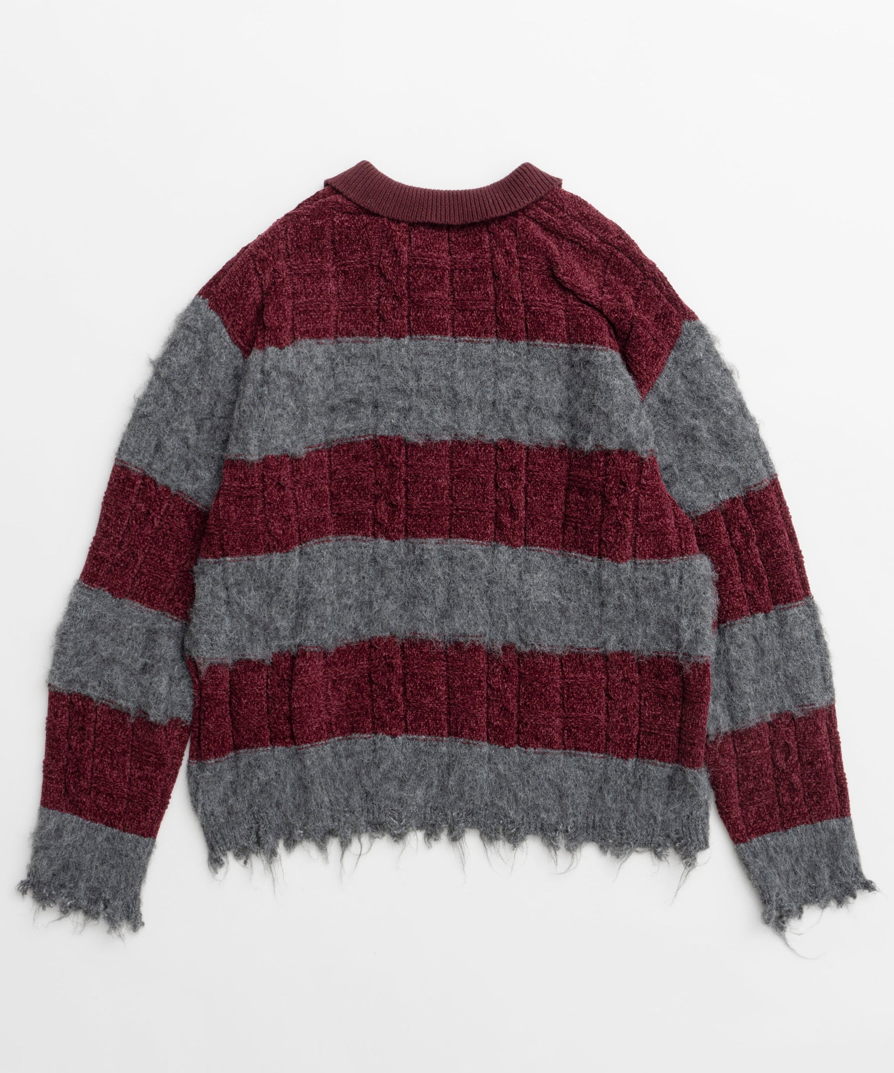 Cable Knitting Border Rugger Knit Tops