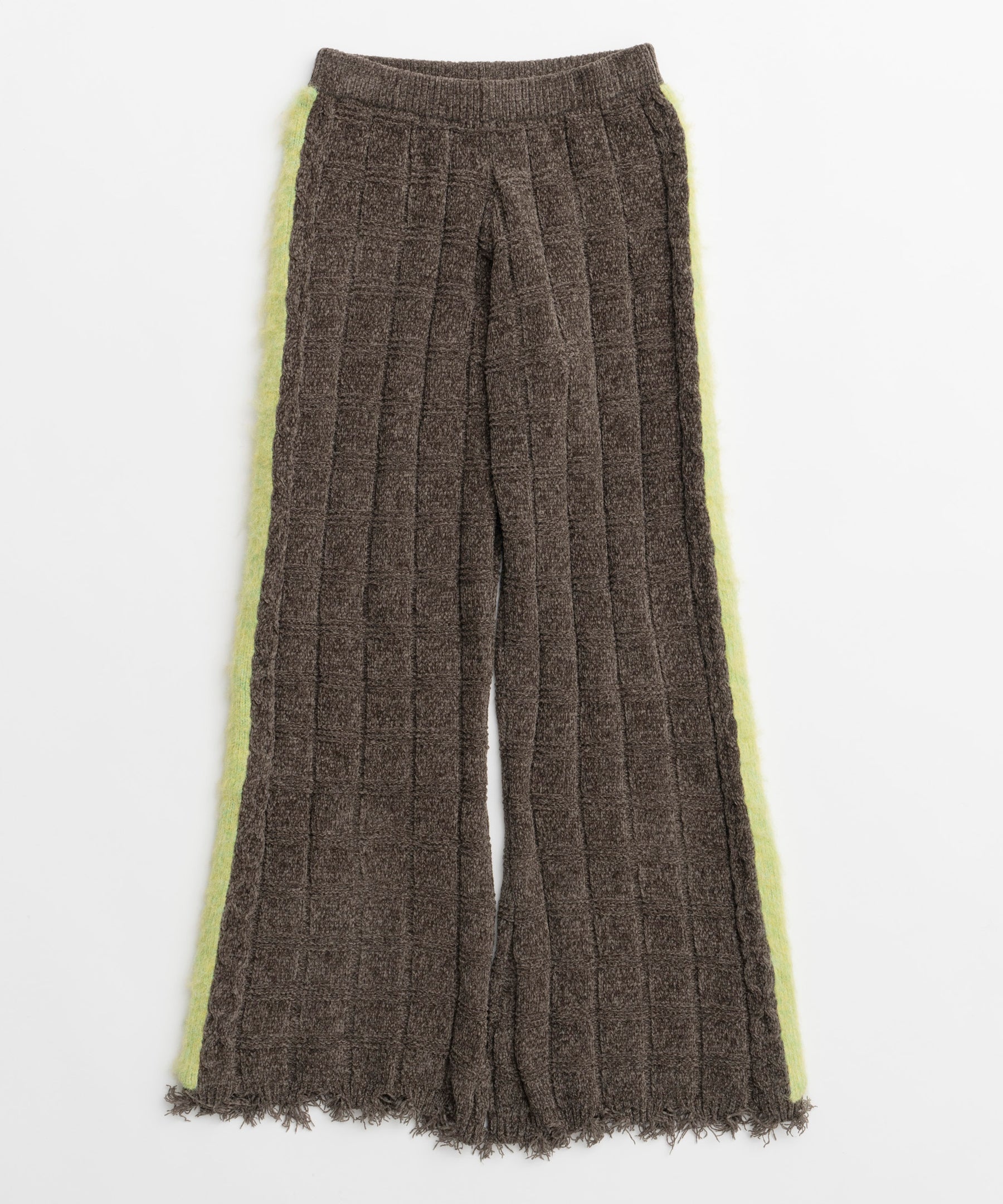 Kable Knitting Border Pants