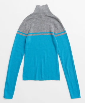 Washable Wool Retro Sports Turtleneck Knit Tops