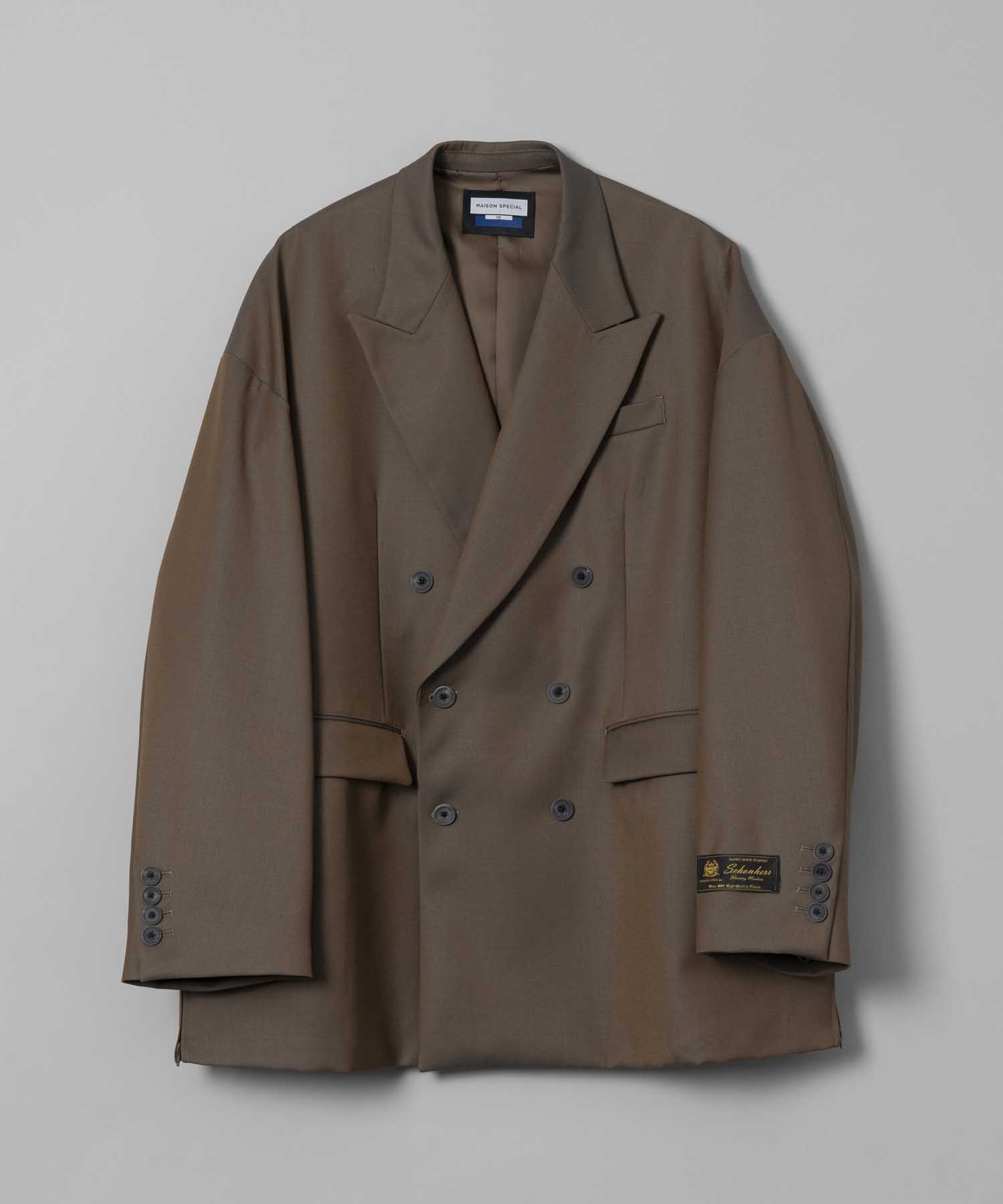 Prime-Over Schonherr Peaked Lapel Double Tailored Jacket