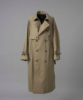 120/2/2 Suvin Cotton Gabardine Prime-Over Trench Coat