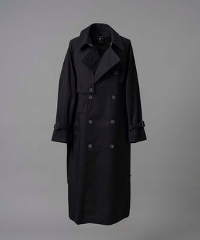 120/2/2 Suvin Cotton Gabardine Prime-Over Trench Coat