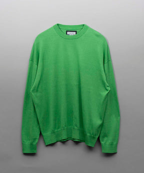 Prime-Over Slik Cotton Crew Neck Knit Pullover