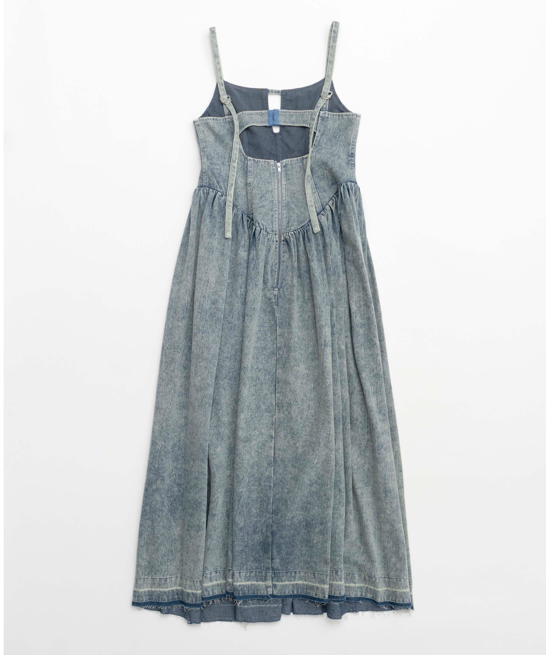 【SALE】Denim Camisole Maxi One-piece Dress