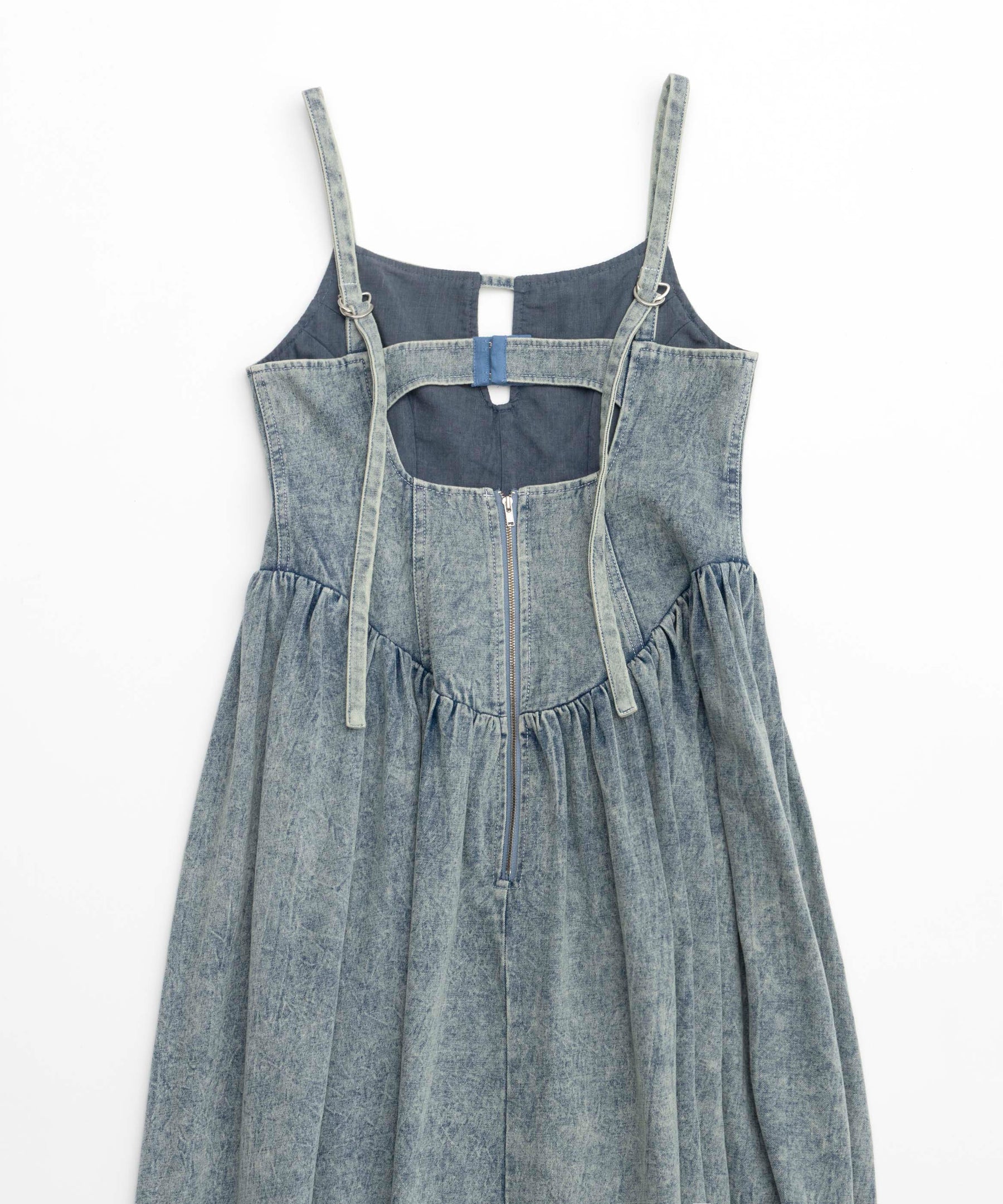 【SALE】Denim Camisole Maxi One-piece Dress