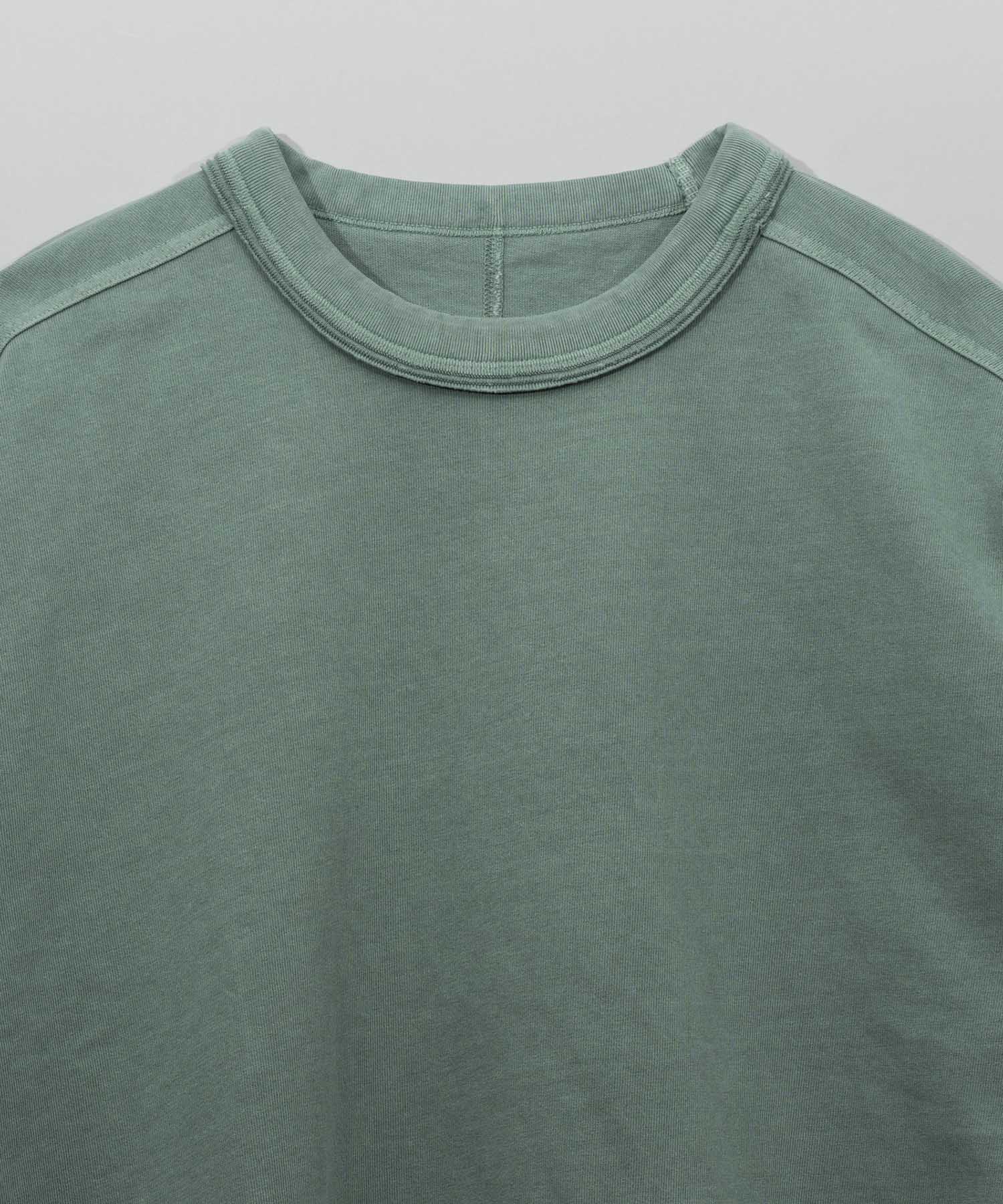 Heavy-Weight Cotton Prime-Over Side Zip Pigment T-Shirts