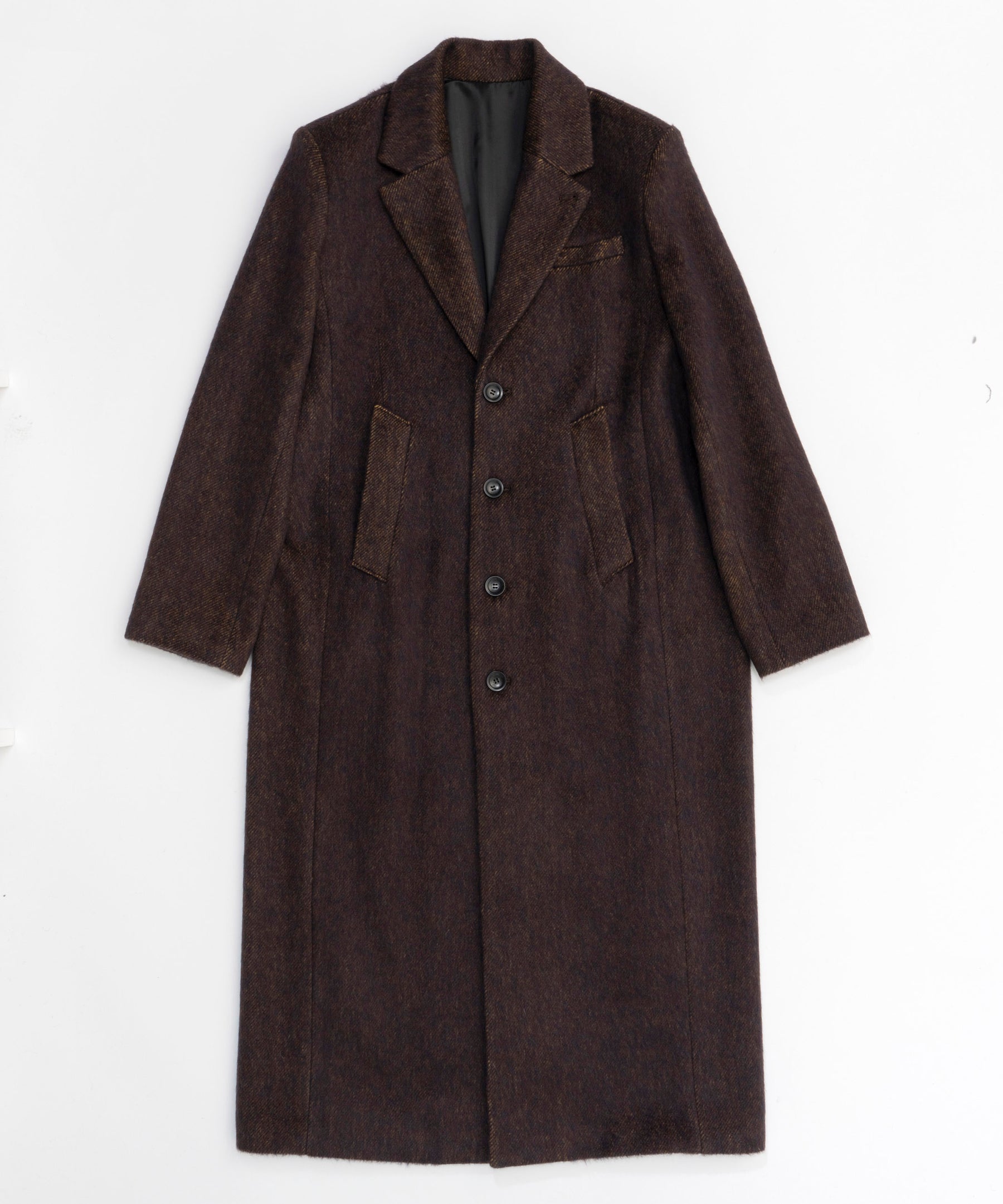 Mohair Shaggy Long Coat