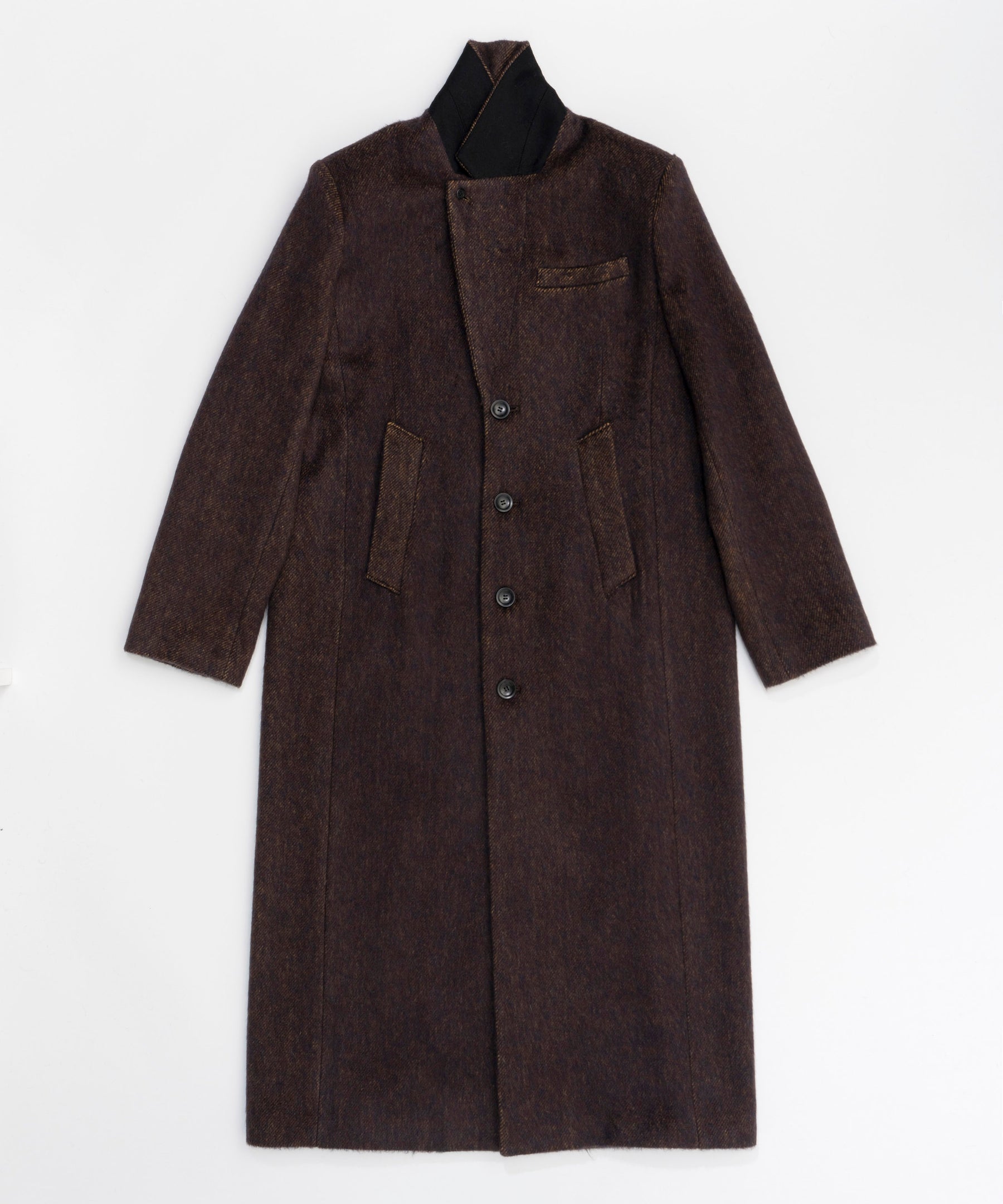 Mohair Shaggy Long Coat