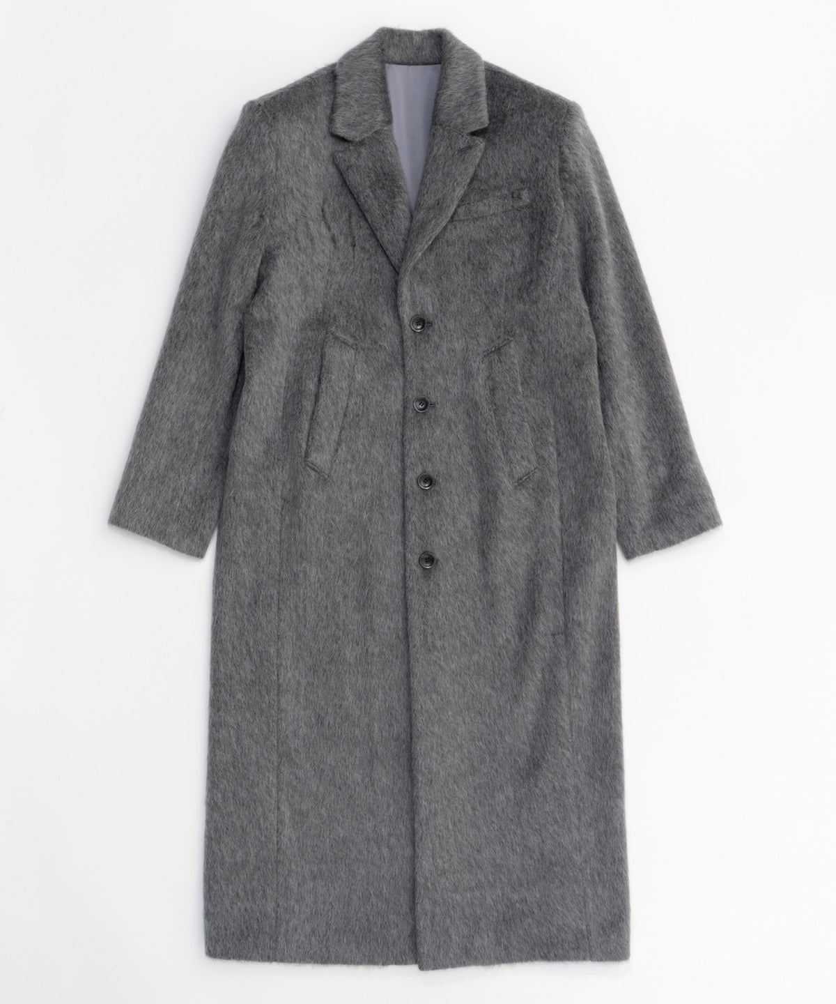 Mohair Shaggy Long Coat