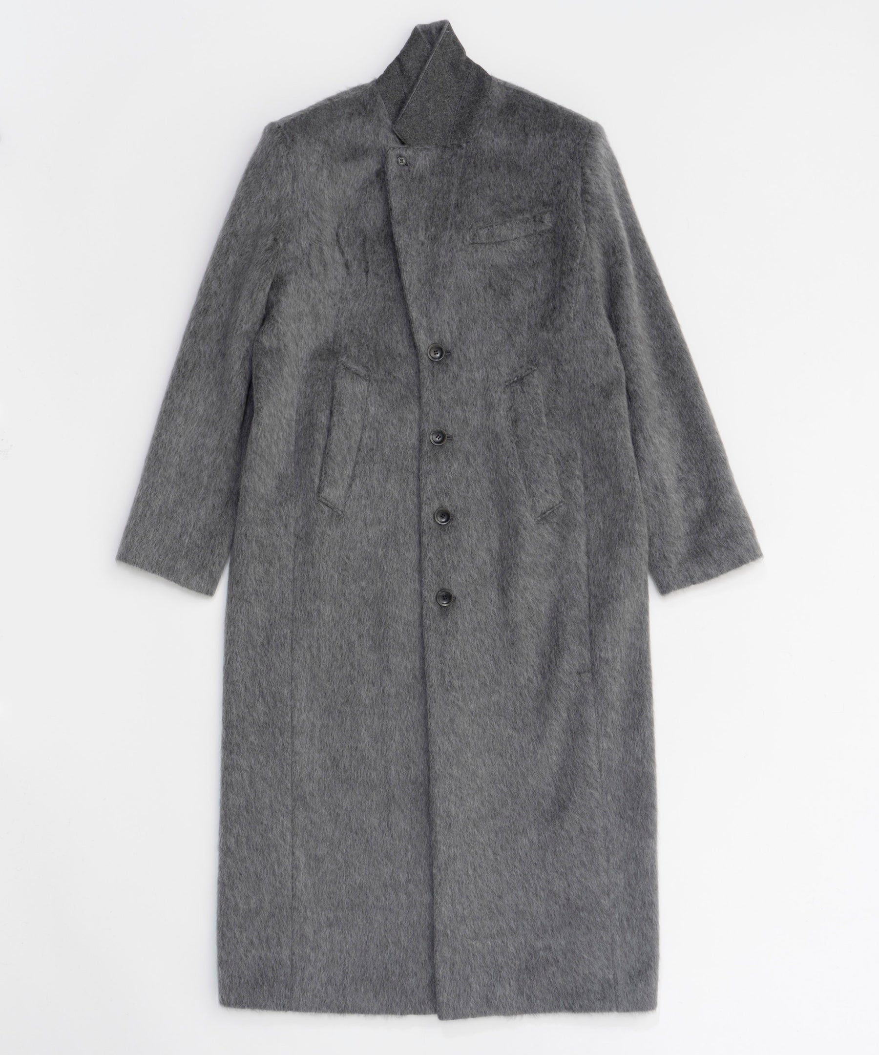 Mohair Shaggy Long Coat