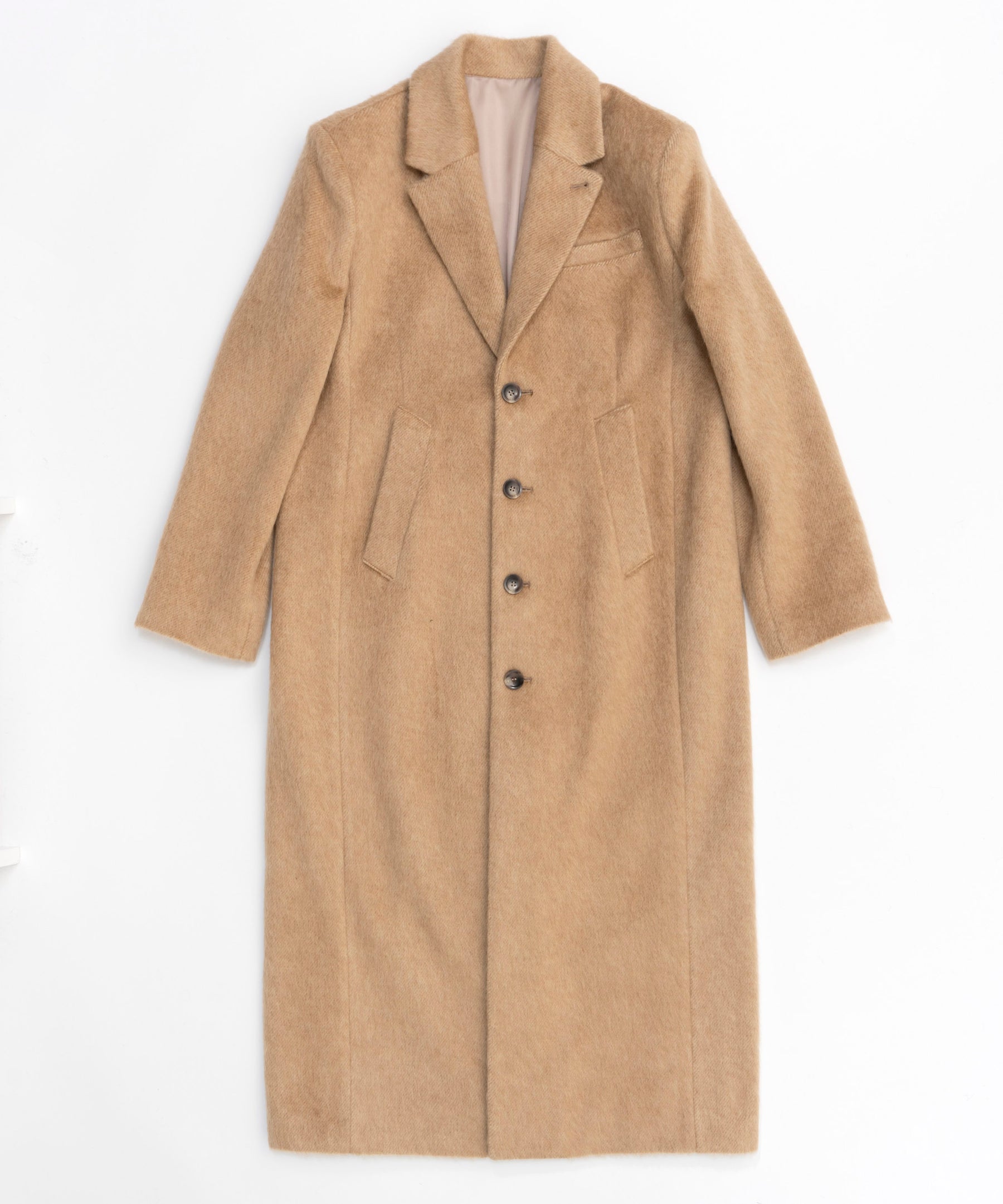 Mohair Shaggy Long Coat