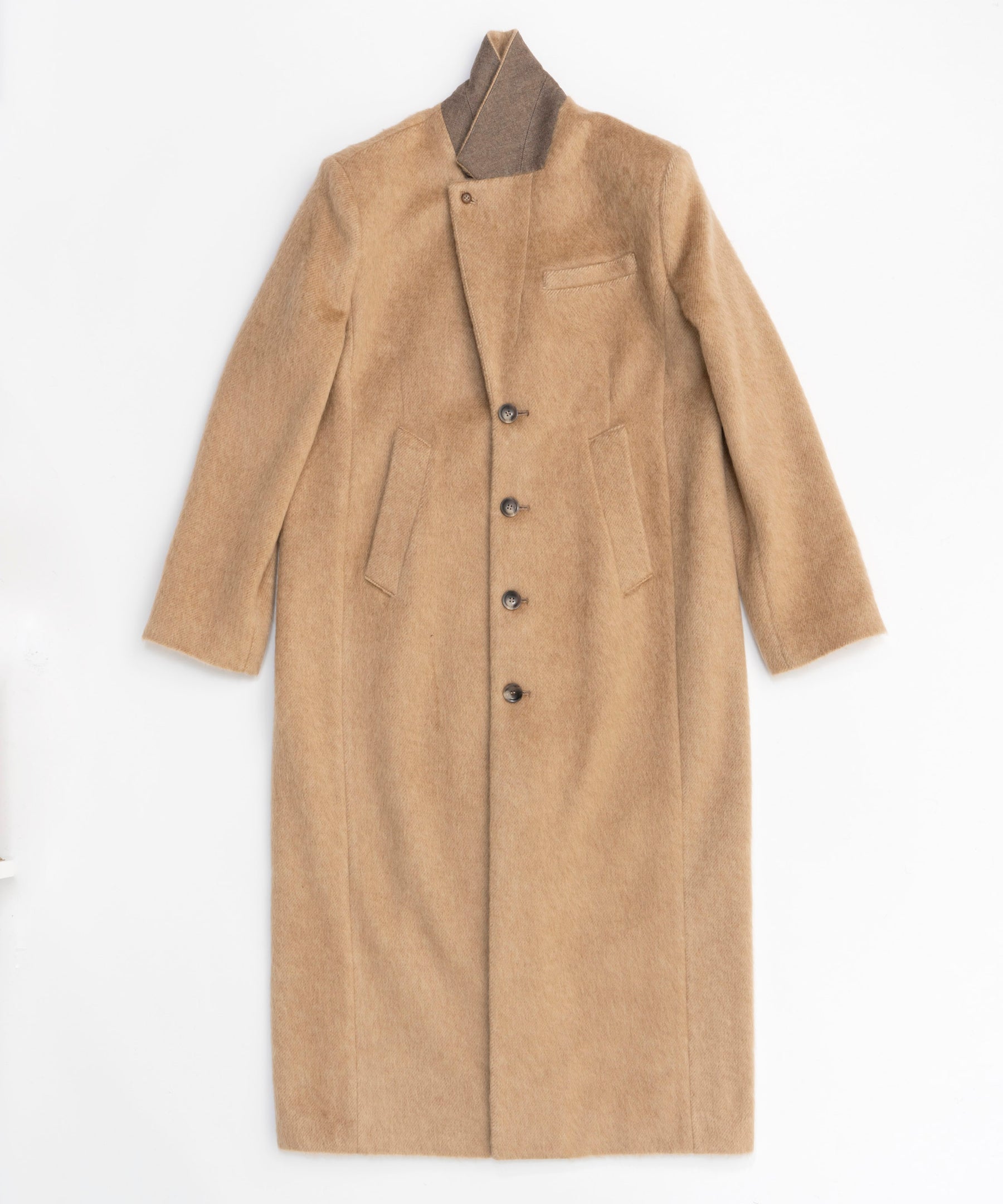 Mohair Shaggy Long Coat