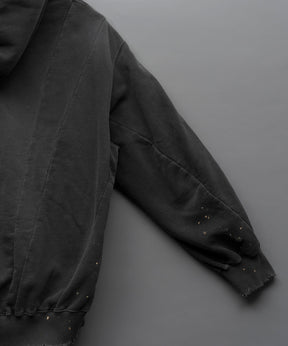 【PRE-ORDER】Three-Dimensional Prime-Over Cutting Weathered Hoodie