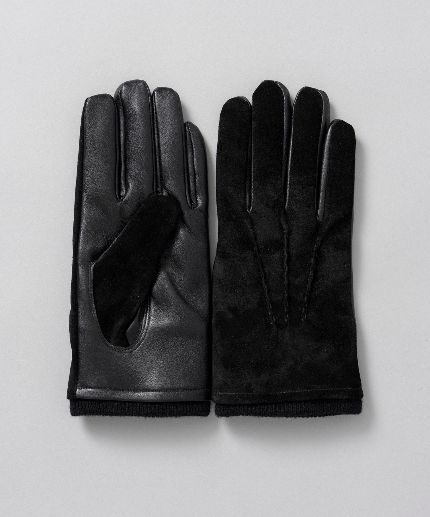 Pig Suede x Goat Leather Gloves