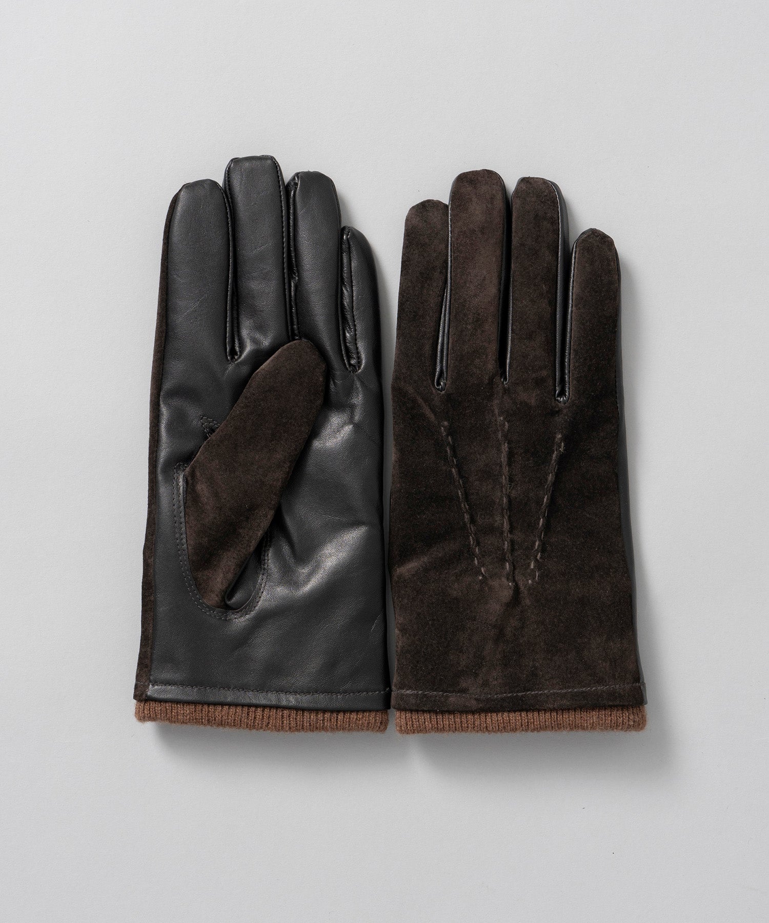 Pig Suede x Goat Leather Gloves