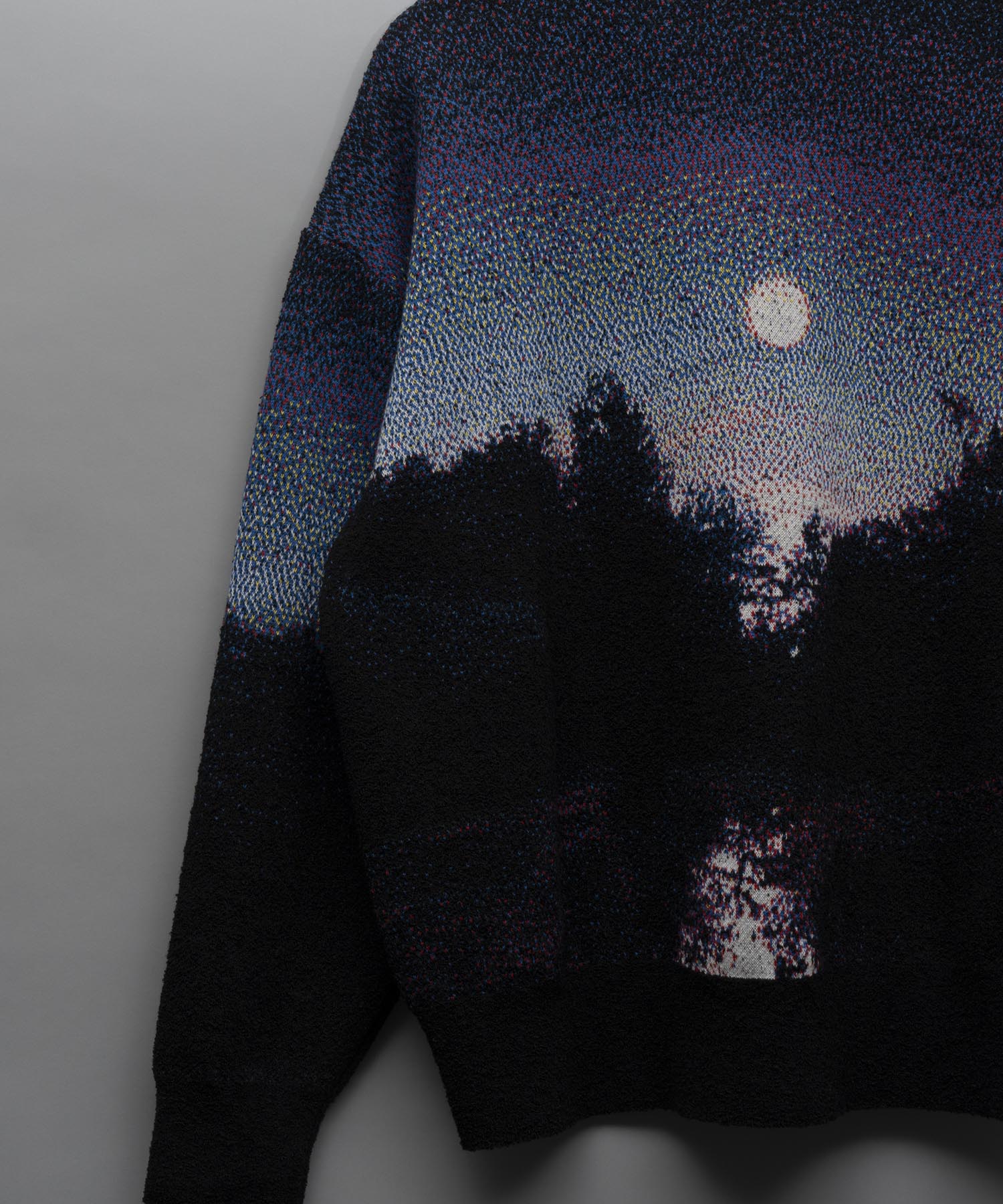 【KEITA MORIMOTO for MAISON SPECIAL】6 Colors Jacquard Prime-Over Crew Neck Knit Pullover