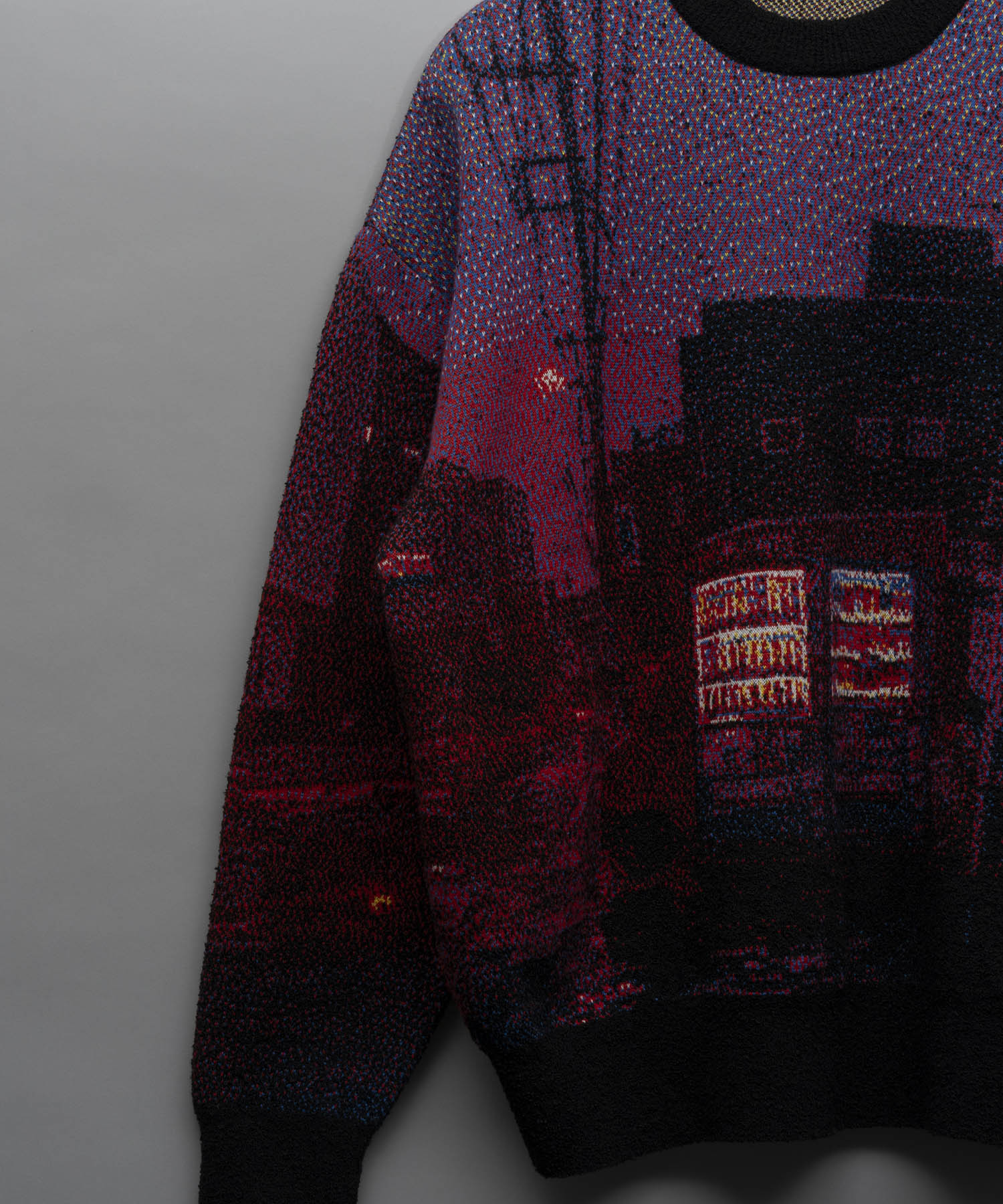 【KEITA MORIMOTO for MAISON SPECIAL】6 Colors Jacquard Prime-Over Crew Neck Knit Pullover