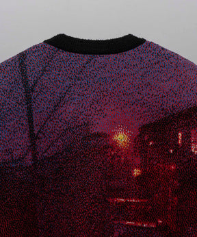 【KEITA MORIMOTO for MAISON SPECIAL】6 Colors Jacquard Prime-Over Crew Neck Knit Pullover