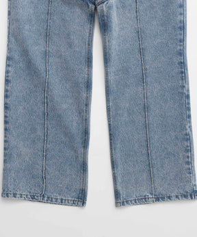 【SALE】Button Slit Denim