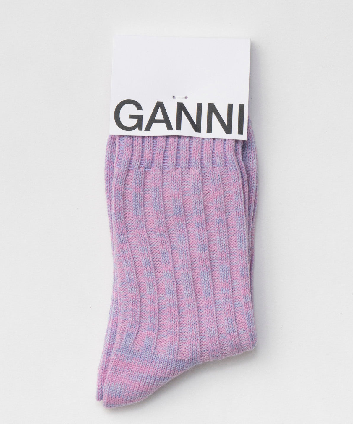 【GANNI】Winter Melange Ribber Socks