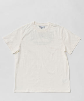 【GANNI】Basic Jersey Rhinestone Relaxed T-shirt