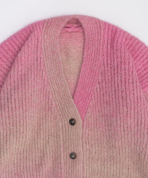 【SALE】Italian Alpaca Gradation Knit Cardigan