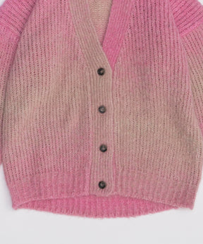 【SALE】Italian Alpaca Gradation Knit Cardigan