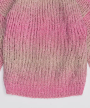 【SALE】Italian Alpaca Gradation Knit Cardigan