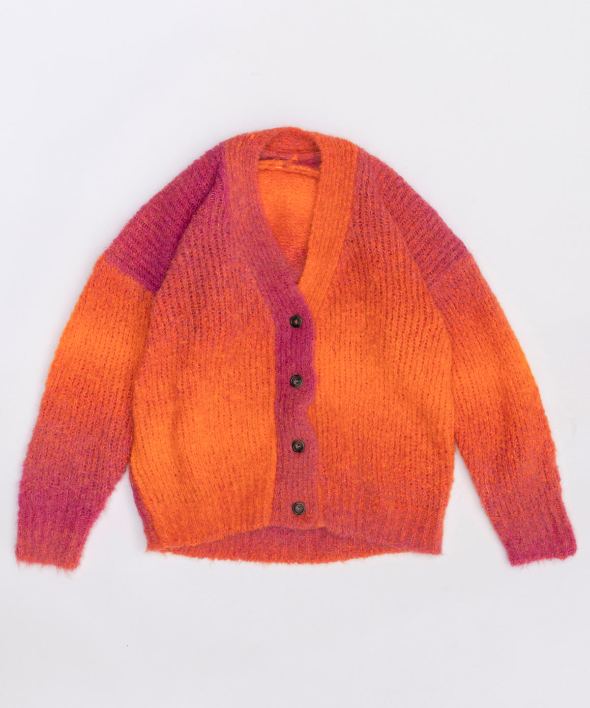 【SALE】Italian Alpaca Gradation Knit Cardigan