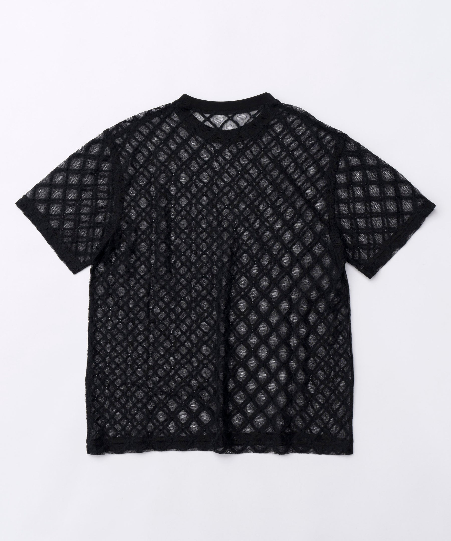 Lace Logo Print Oversized T-shirt