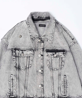 2way Oversizedd Denim Jacket