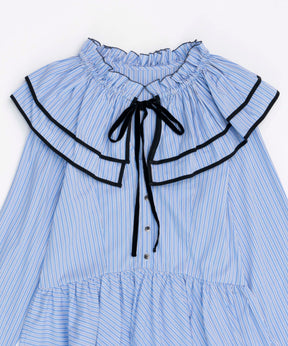 Edge Trim Ruffle Shirt