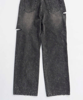 Over Pocket Denim Pants