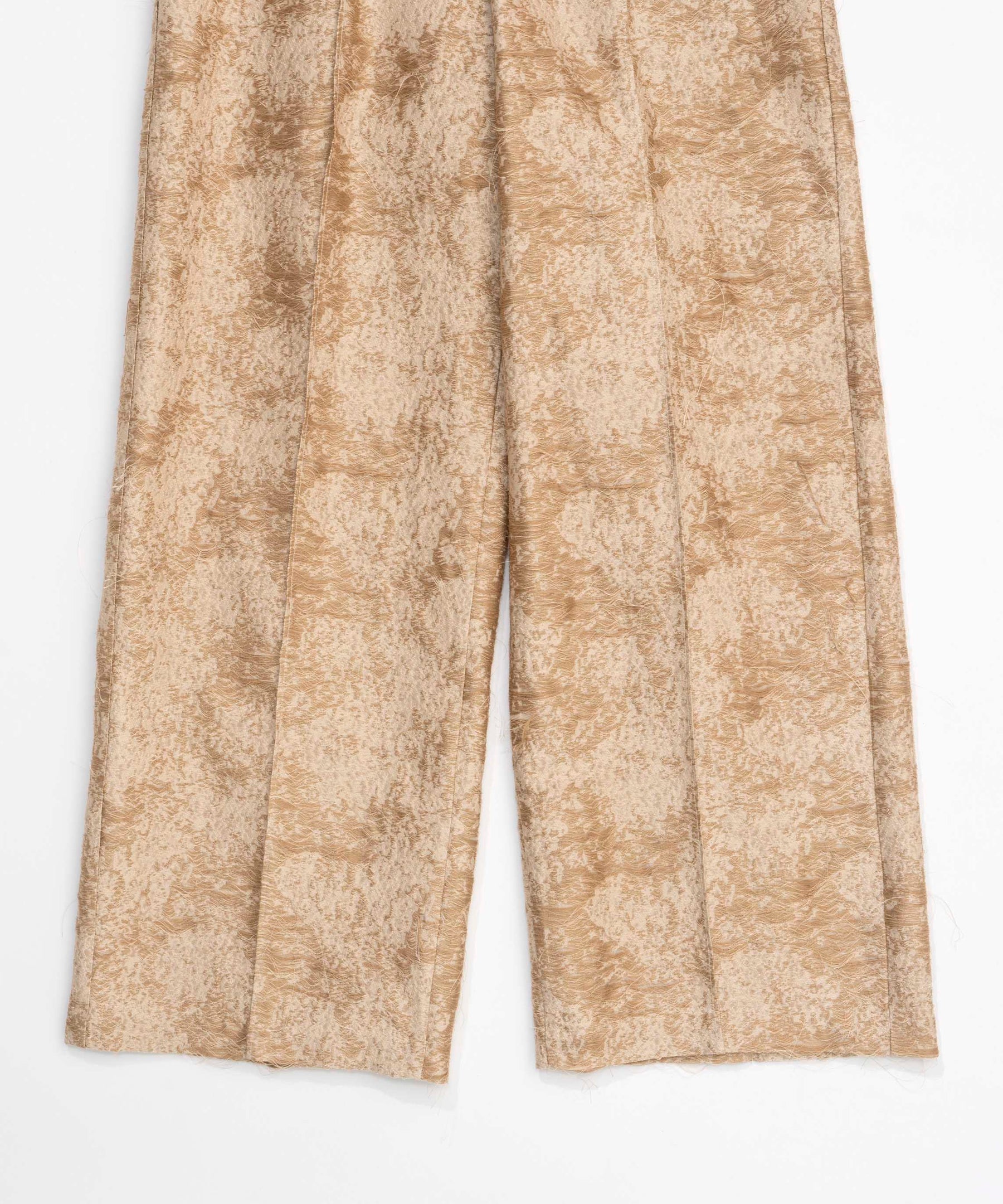 Cut Fringe Jacquard Pants