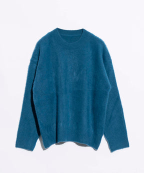 Royal Cashmere Special Blushed Prime-Over Crew Neck Knit Pullover