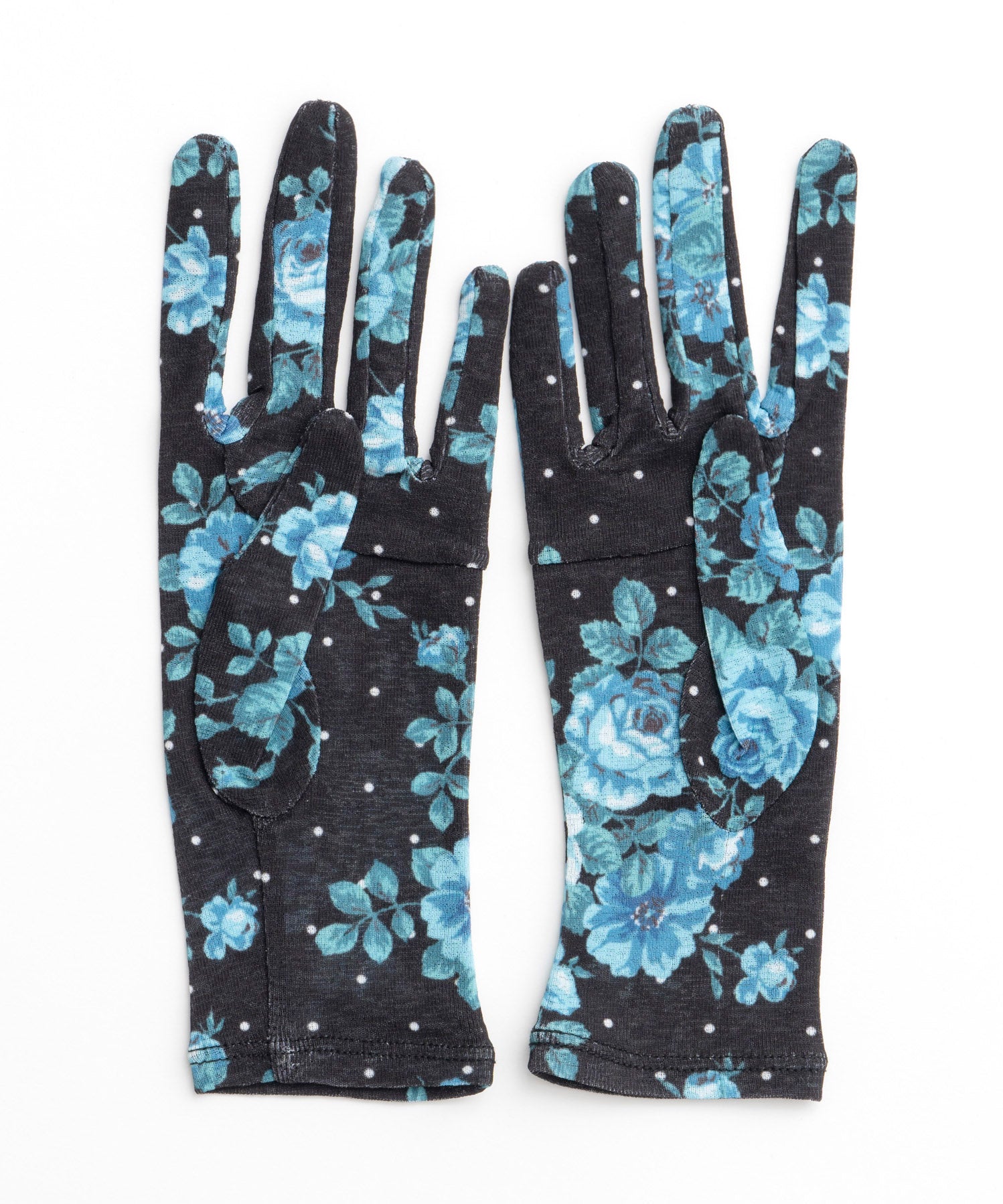 Flower Dot Print Glove