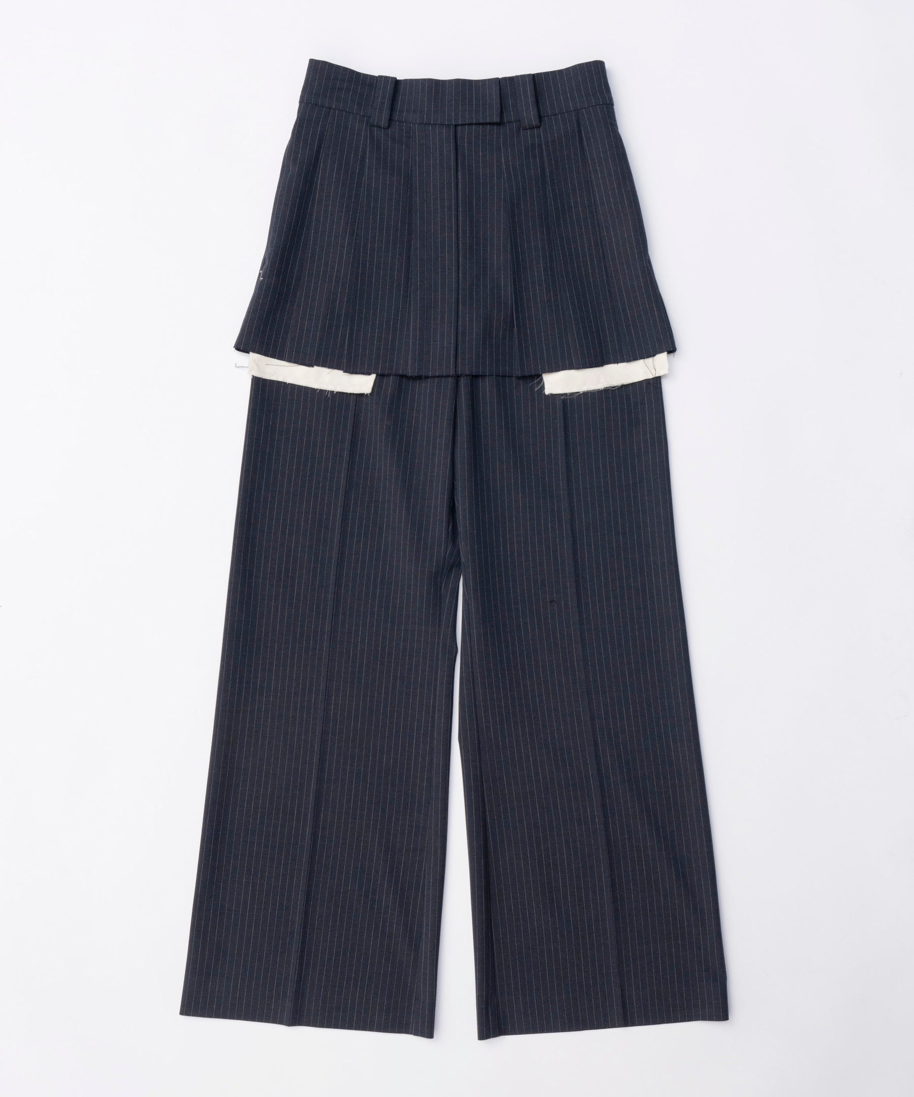 Box Pleated Skirt Pants