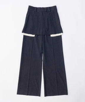 Box Pleated Skirt Pants