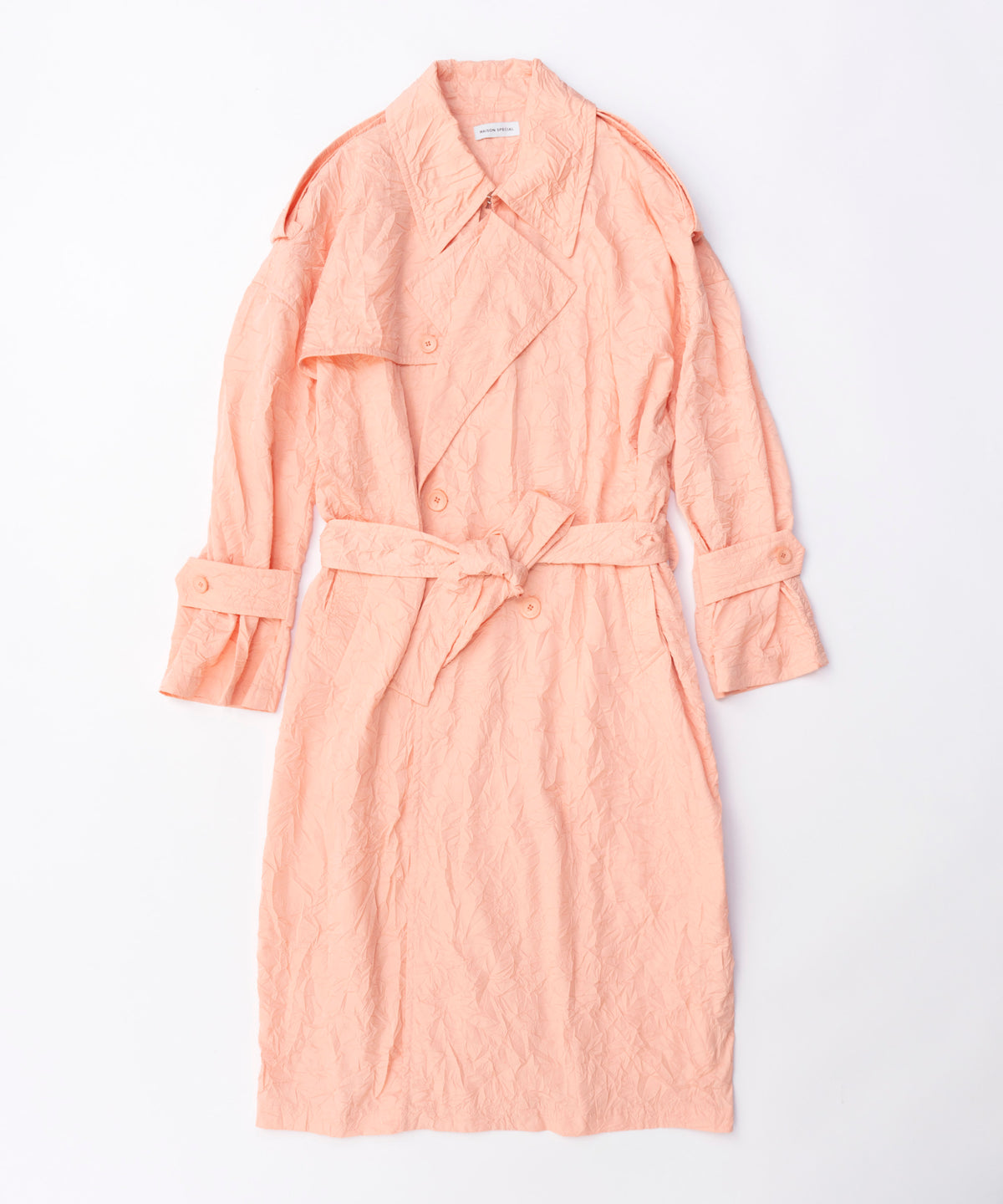 Washer Pleats Trench Coat