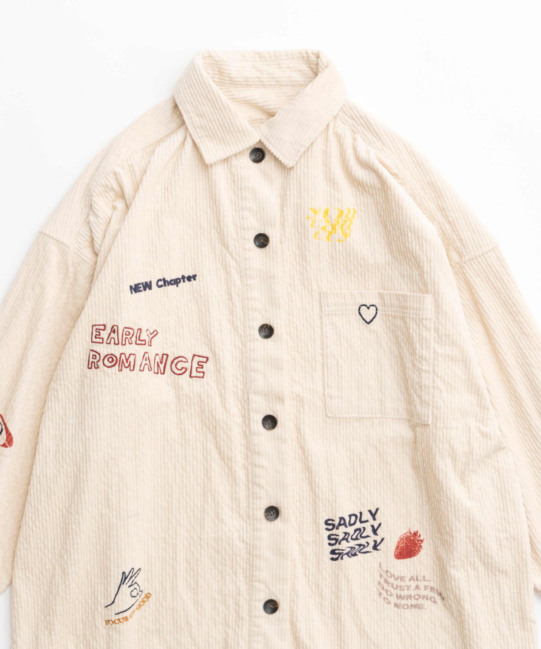 Corduroy Early Romance Graphic Shirt