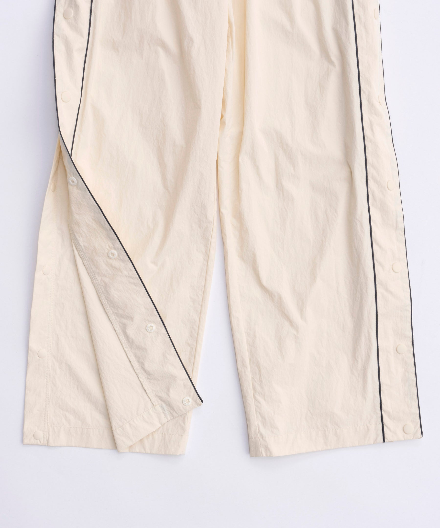 Double Waist Side Button Pants